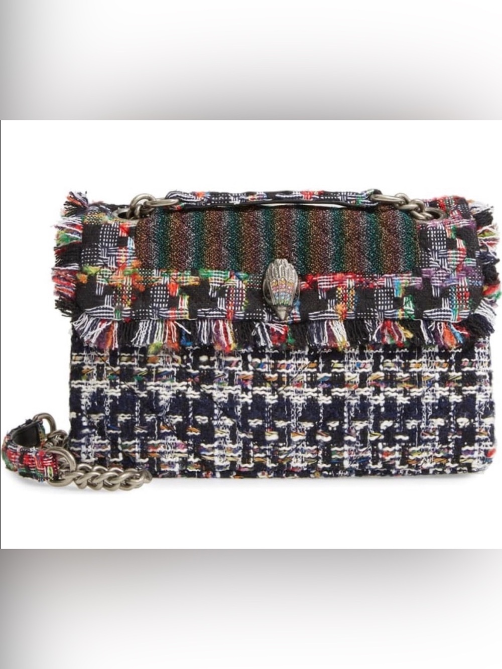 Kurt Geiger London Kensington Tweed Shoulder/Crossbody Bag- Like New.